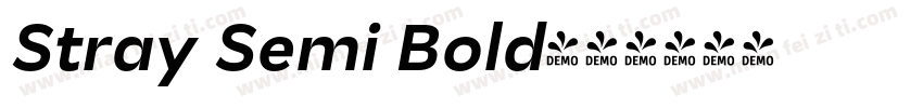 Stray Semi Bold字体转换
